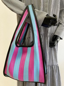 おすすめ★【Swaraj】メッシュレザーパイピングバッグ