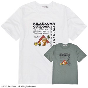 T-shirt San-x T-Shirt Rilakkuma Tops Printed Short-Sleeve