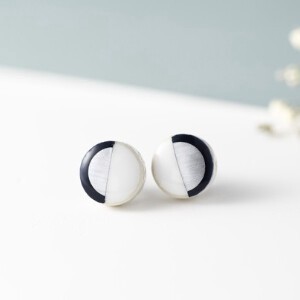 Mino ware Pierced Earringss 10mm Made in Japan