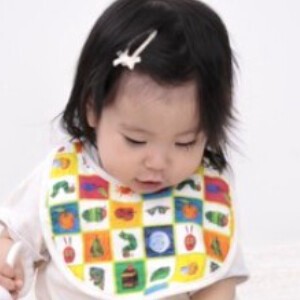 Babies Bib The Very Hungry Caterpillar Made in Japan