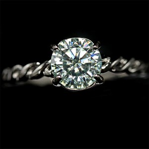 Silver-Based Diamond Ring Rings