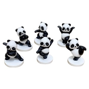 樹脂　カンフー　パンダ　六点セット　熊猫