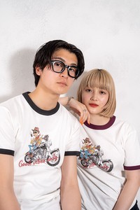 【インタープレイ×TAKERU】アンクル バイク リンガー 半袖Tシャツ (ユニセックス）