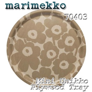 marimekko サークルトレイ Mini Unikko Tray＆chopping board ミニ ウニッコ 70403【北欧雑貨】