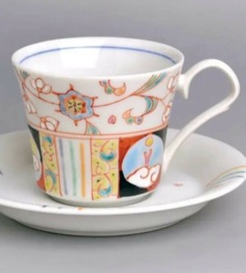 Kutani ware Cup & Saucer Set