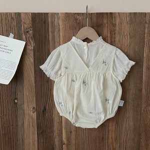 Baby Dress/Romper V-Neck Sleeve Blouse Rompers Kids