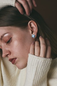Mino ware Pierced Earringss Pearl Earrings Made in Japan