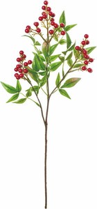 【造花】南天スプレー　レッド　FS　−5418R