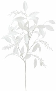 【造花】ホワイトイタリアンルスカススプレー　ホワイト　FS　−6216W