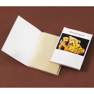 あぶらとり紙(BOOKタイプ)　クマのおやこP150枚入り【受注生産品】　5013