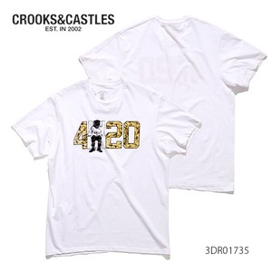 CROOKS&CASTLES【クルックスアンドキャッスルズ】420 Collegiate Tee Tシャツ メンズ