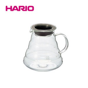 『HARIO』V60グラスサーバー800 クリア XGSR-80-TB（ハリオ）