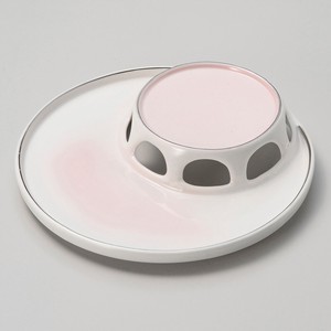 大餐盘/中餐盘 变形 粉色
