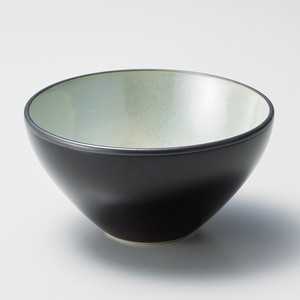 Donburi Bowl black Green 12cm