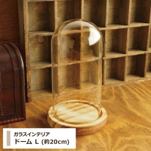 ガラスインテリア 【 ドームL（約20cm） 】