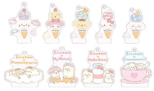 Key Ring Sanrio Characters Acrylic Key Chain 9-pcs