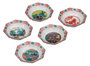 Kutani ware Small Plate Assortment 3.2-go