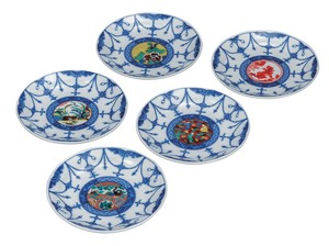 Kutani ware Small Plate Assortment 5.2-go