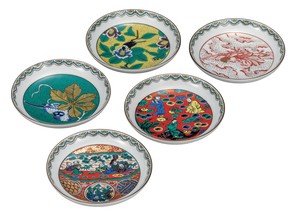 Kutani ware Small Plate Assortment 4.2-go