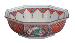 Kutani ware Main Dish Bowl 5.5-go