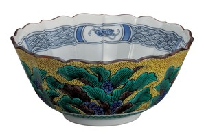 Kutani ware Main Dish Bowl 6-go