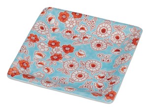 Kutani ware Main Plate Flower 6-go