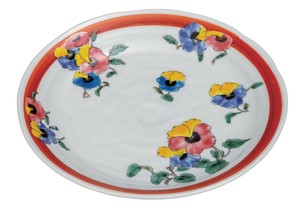 Kutani ware Main Plate 8-go