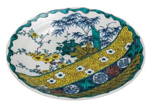 Kutani ware Main Plate 9-go
