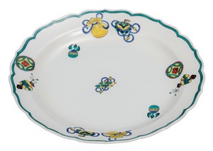 Kutani ware Main Plate 8-go