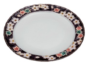 Kutani ware Main Plate 7-go