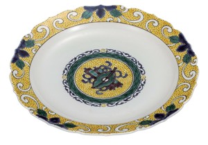 Kutani ware Main Plate 8-go