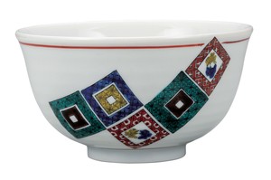 日本の伝統工芸品【九谷焼】 丼 古九谷石畳文  大志窯 (K9-509) (K8-445)