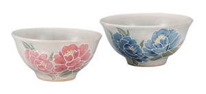 日本の伝統工芸品【九谷焼】 組飯碗 香華  相川志保 (K9-566) (K8-505)