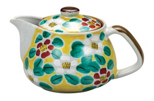 Kutani ware Teapot Flower Pattern