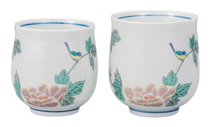 Kutani ware Japanese Teacup Little Bird