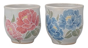 日本の伝統工芸品【九谷焼】 組湯呑 香華  相川志保 (K9-796) (K8-714)