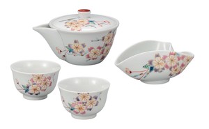 日本の伝統工芸品【九谷焼】 宝瓶揃 和桜  大志窯 (K9-840) (K8-769)