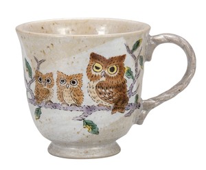 Kutani ware Mug Owl