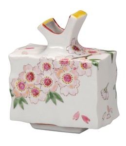Kutani ware Flower Vase Sakura