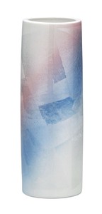 日本の伝統工芸品【九谷焼】 8号花瓶 銀彩ひびき   (K9-1336) (K8-1236)
