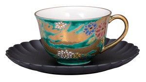 Kutani ware Yamanaka lacquerware Cup & Saucer Set Saucer