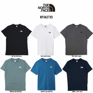 THE NORTH FACE(ザノースフェイス)クルーネック Tシャツ 半袖 ワンポイント ロゴ シンプル メンズ NF0A2TX5