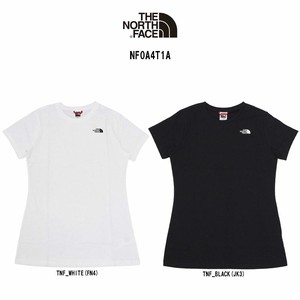 THE NORTH FACE(ザノースフェイス)Tシャツ クルーネック ワンポイント ロゴ 半袖 レディース NF0A4T1A