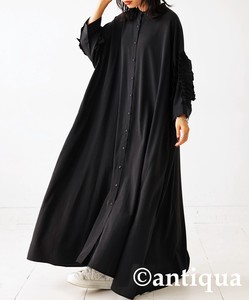 Antiqua Casual Dress 3/4 Length Sleeve One-piece Dress Ladies'