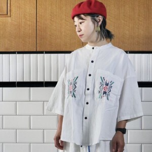 Button Shirt/Blouse Spring/Summer Embroidered embroidery