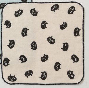 Gauze Handkerchief Gauze Towel Cat Made in Japan