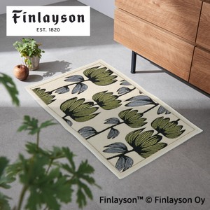Finlayson フィンレイソン 北欧 ベルギー製 ゴブラン織 花柄 アルマ 玄関マット