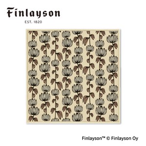 フィンレイソン 北欧 ベルギー製 ゴブラン織 花柄 アルマ ラグ 200×200cm