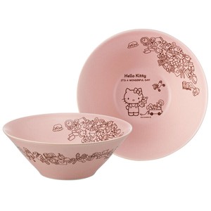 Donburi Bowl Hello Kitty Skater L size M Made in Japan