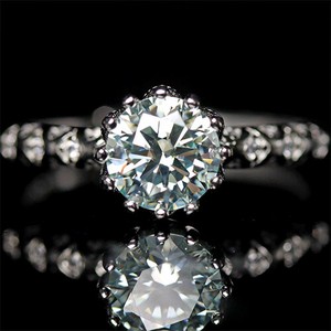 Silver Based Diamond Ring Rings